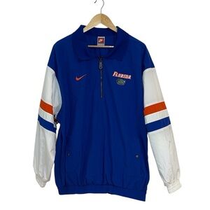 Vintage Nike Florida Gators 1/4 Zip windbreaker, Pullover Jacket, XL